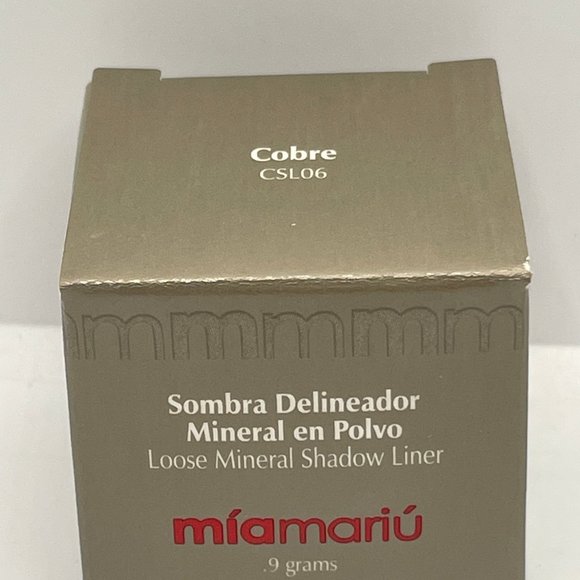 Mia Mariu Mineral Loose powder Eye Shadow-Liner Cobre - Picture 3 of 5